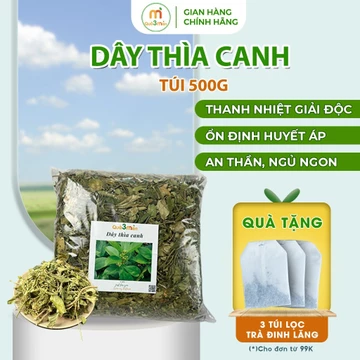 Dây Thìa Canh Sấy Khô Túi 500gr và 1Kg Thương Hiệu Quà 3 Miền