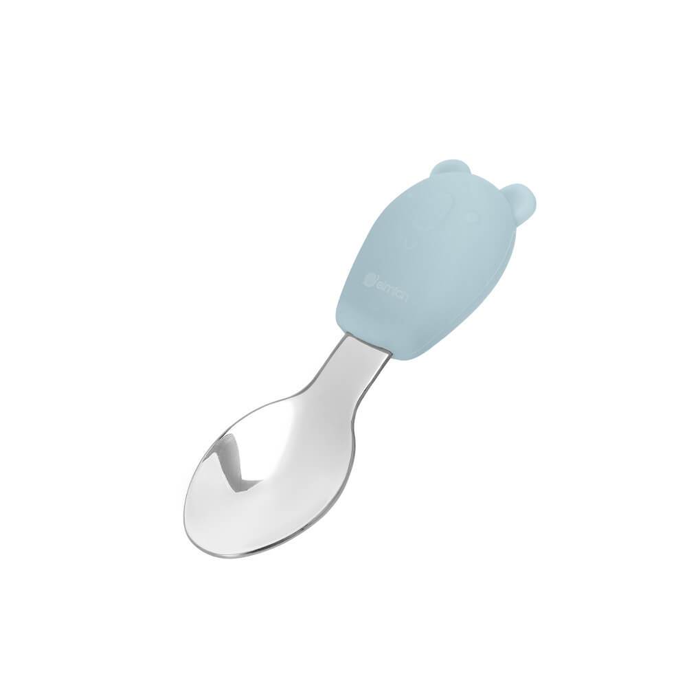 Bộ thìa dĩa cho bé bằng silicon, inox 304 Elmich Babycare EL-0005TD2