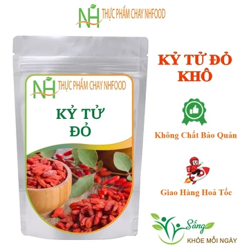Kỷ Tử Đỏ [ Câu Kỷ Tử ] Sấy Khô 100Gr Quả To Đẹp Giúp Đẹp Da, Sáng Mắt