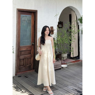 Đầm dây caro nhí Ma Vie