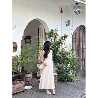 Đầm dây caro nhí Ma Vie
