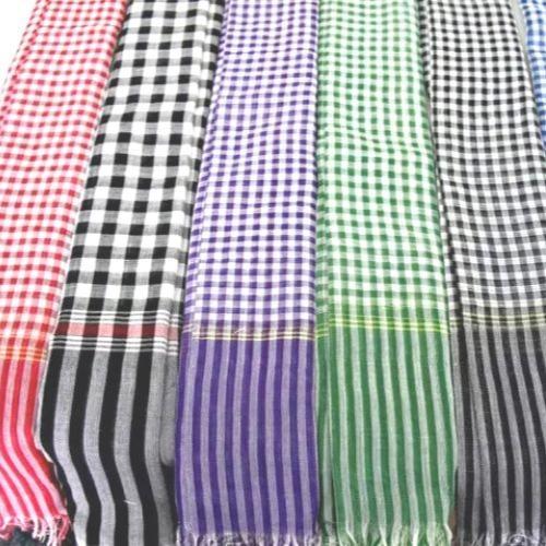 Khăn quàng, khăn choàng rằn ri truyền thống, màu đen trắng | Shopee ...