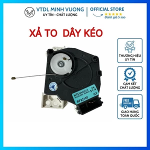 VAN XẢ NƯỚC MÁY GIẶT TOSHIBA DÂY KÉO (TRẮNG ĐEN 2 CHÂN)