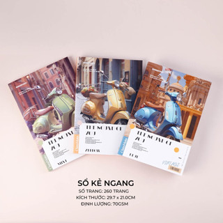 Vở Kẻ Ngang A4 260 Trang CLASSMATE 70gsm, Sổ Giáo Án A4 Dùng Ghi Chép Tài Liệu Bìa Chông Nước 26-A4307