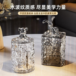 Lọ đựng tăm chất liệu nhựa PET chắc chắn không phai màu chống ẩm cực tốt