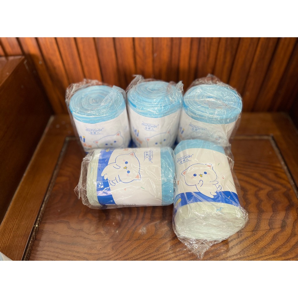Túi Đựng Rác Có Dây Kéo,siêu dày dai chắc chống rỉ nước không sợ bẩn tay kích thước 45*50cm,