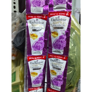 combo 50 gói dầu gội và dầu xả Enchantuer tím (25 gội + 25 xả)