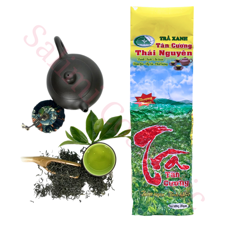 (Gói 200g) Trà Xanh Tân Cương Loại Thượng Hạng, Trà Bắc Thơm Ngon Chuẩn Tân Cương Thái Nguyên