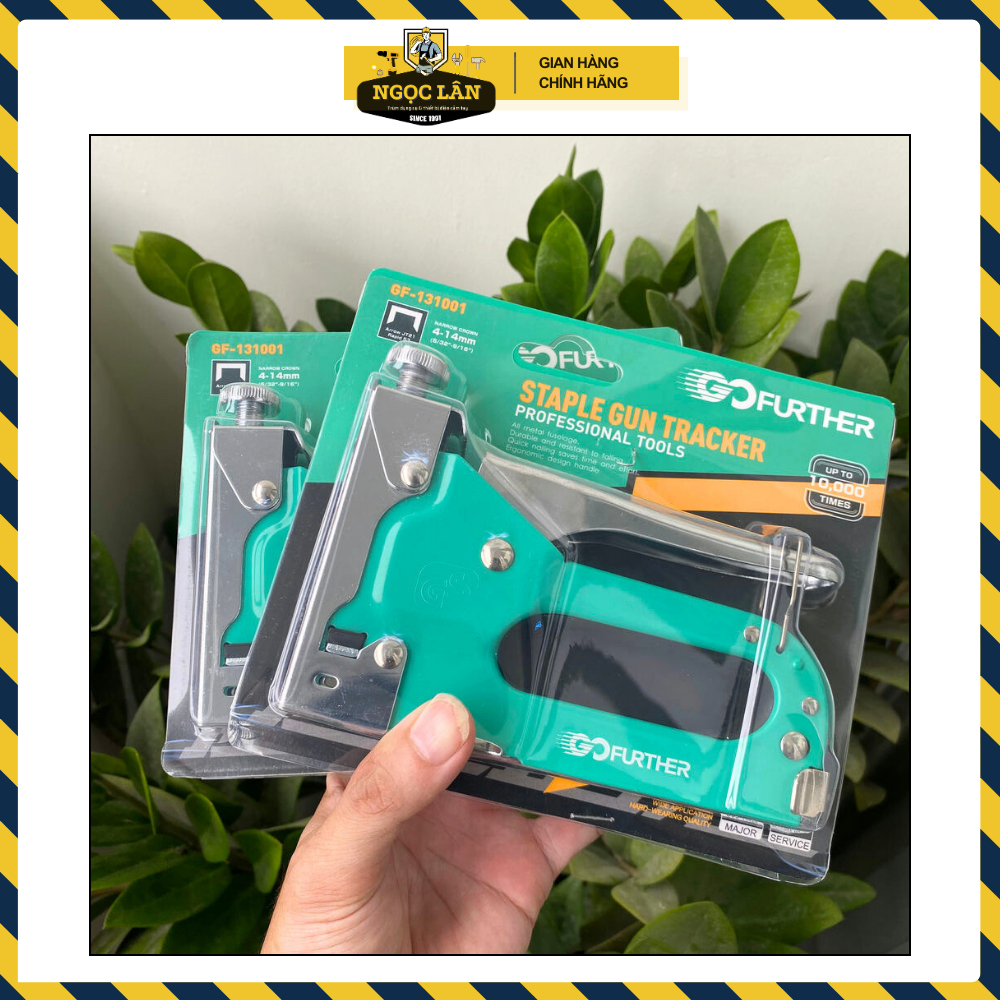 [Freeship] Dụng cụ bắn đinh u Gofurther, kìm bắn đinh ghim 4-14 mm bấm gỗ có chỉnh lực
