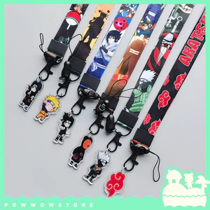 Dây Đeo Thẻ Nhân Viên Vải 45cm Phong Cách Nhân Vật Anime Manga Naruto