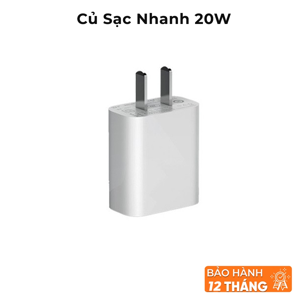 Củ sạc nhanh Xiaomi Zmi HA716, công suất 20W chứng nhận MFI của nhà táo ...