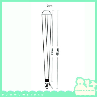 [Sẵn VN] Dây Đeo Thẻ Nhân Viên Vải 45cm Phong Cách Nhân Vật Anime Manga One Piece