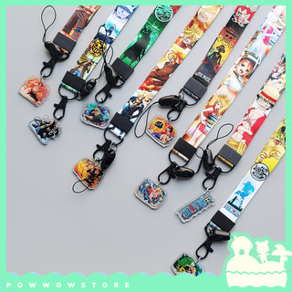 [Sẵn VN] Dây Đeo Thẻ Nhân Viên Vải 45cm Phong Cách Nhân Vật Anime Manga One Piece