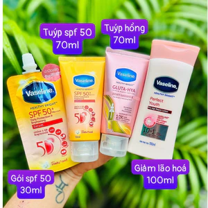 Tinh chất chống nắng, dưỡng thể Vaseline - Hàng khuyến mãi