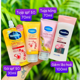 Tinh chất chống nắng, dưỡng thể Vaseline - Hàng khuyến mãi