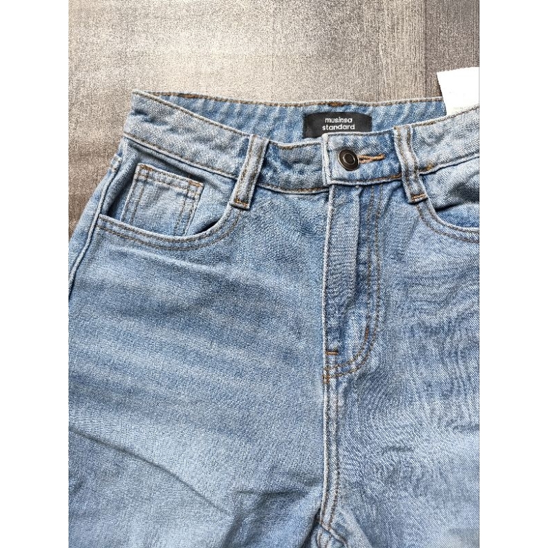 (Sale) Quần jean suông Musinsa* dư xịn