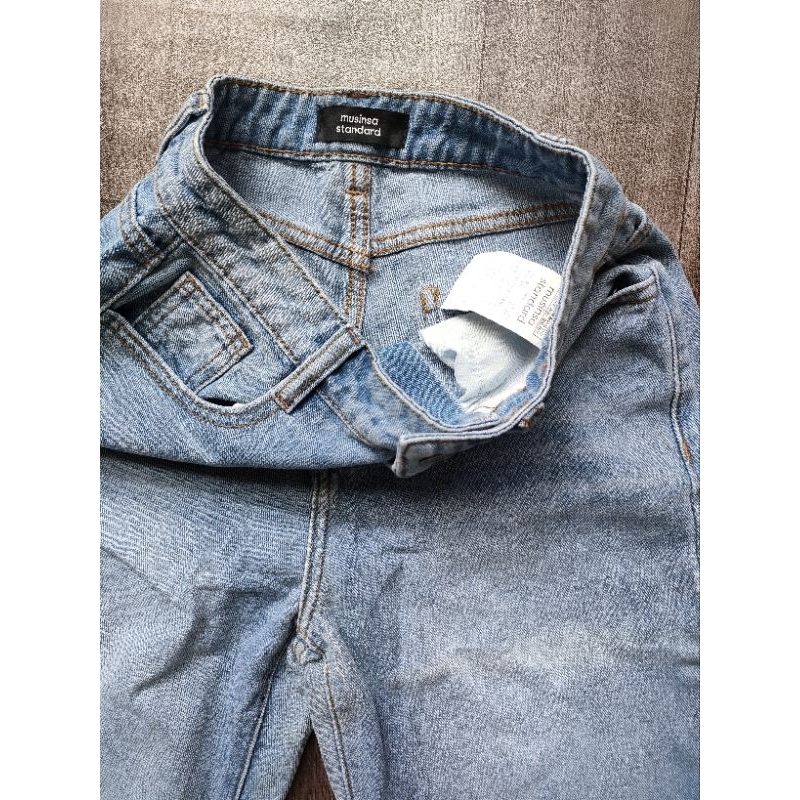 (Sale) Quần jean suông Musinsa* dư xịn