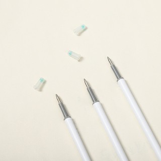 Ngòi Bút Bi Bấm Gel Mực Đen Xanh Set 10 Cái Đồ Dùng Học Tập Timo VPB31