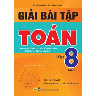 Sách -  Combo 2 Cuốn Giải Bài Tập Toán 8 - Bộ Sách Kết Nối Tri Thức Với Cuộc Sống - ndbooks