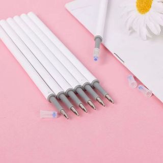 Ngòi Bút Bi Bấm Gel Mực Đen Xanh Set 10 Cái Đồ Dùng Học Tập Timo VPB31