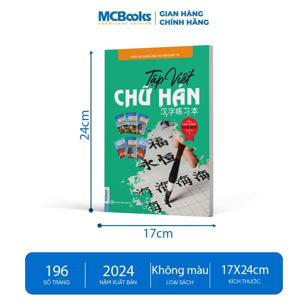 Sách - Tập viết chữ Hán theo giáo trình hán ngữ phiên bản 3