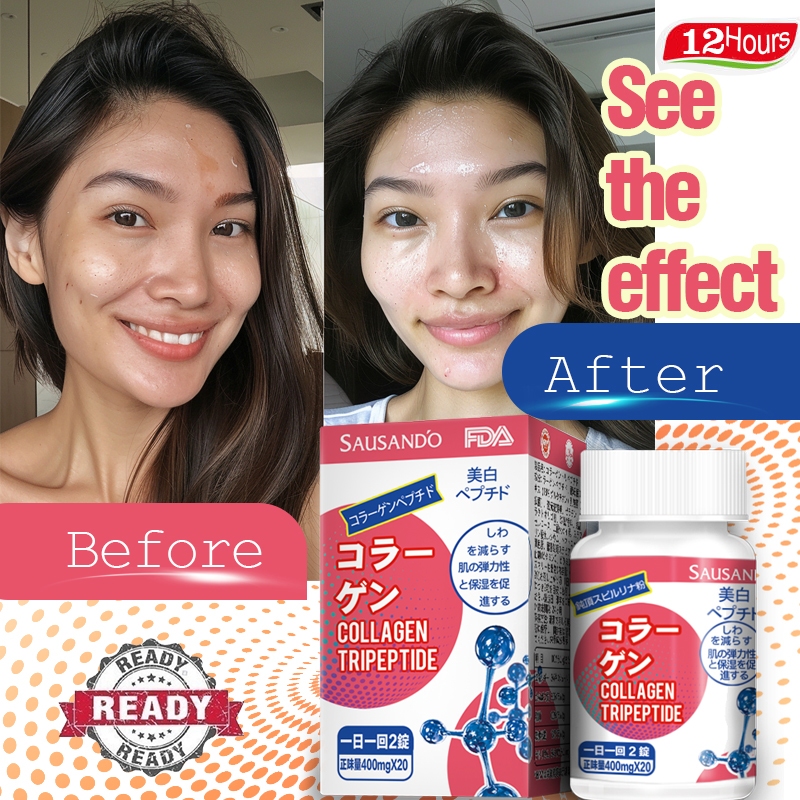 SAUSANDO Whitening Spot-lightening Collagen peptides Collagen capsules ...