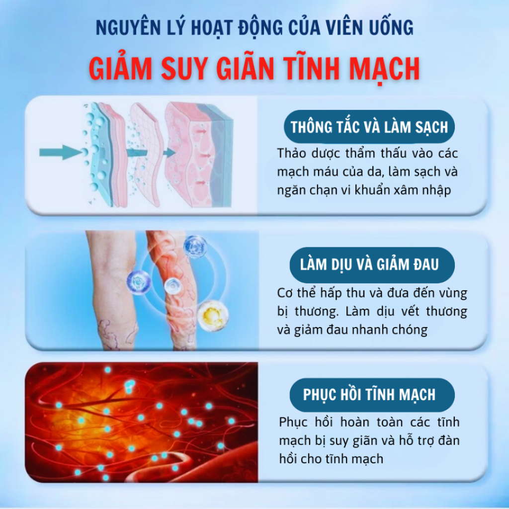 Trà Thảo Mộc Bội Lan Đường Giúp Phục Hồi Suy Giãn Tĩnh Mạch Làm Xẹp Tĩnh Mạch Sưng Phù Nổi Dưới Da
