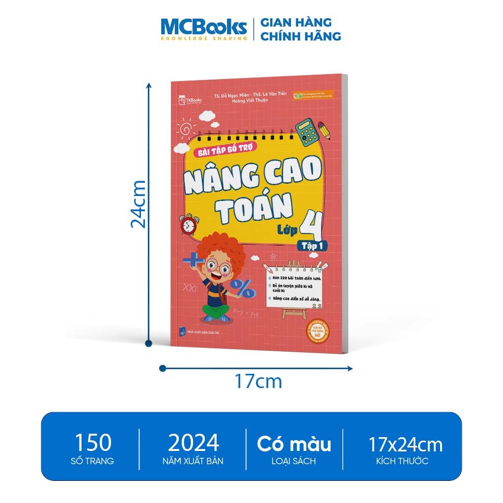 Sách - Combo Bài tập bổ trợ nâng cao Toán lớp 4 - Phân loại lẻ/combo
