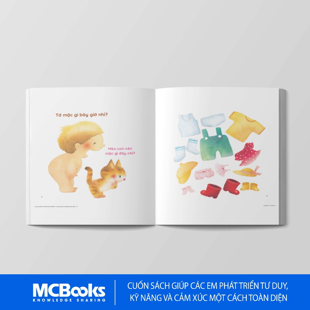 [Outlet S1] Sách - Bộ Sách Bé Có Làm Được Không? - Bộ sách dành cho bé trên 1 tuổi - Finybooks