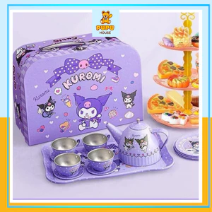 Vali Tiệc Trà Bánh Set Trà Bánh Vali Kurumi Vali Trà Bánh Cho Bé Hình Kuromi Vali Trà Bánh Pony Dễ Thương - PUPU HOUSE