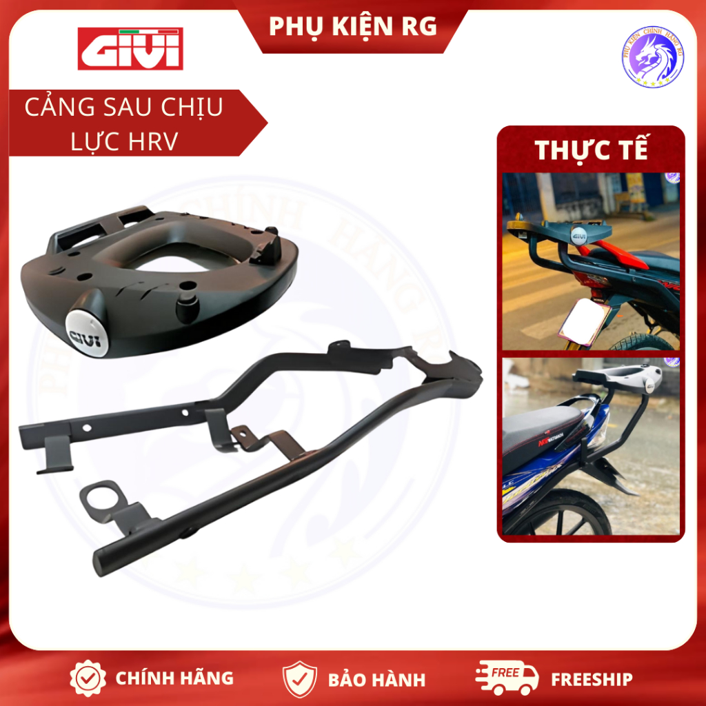 Cảng Sau Givi HRV /HRX Chính Hãng Chịu Lực Lớn Dành Cho Xe Honda Winner 150  /Winner X - Bảo Hành 2 Năm - Hàng Chính Hãng | Shopee Việt Nam