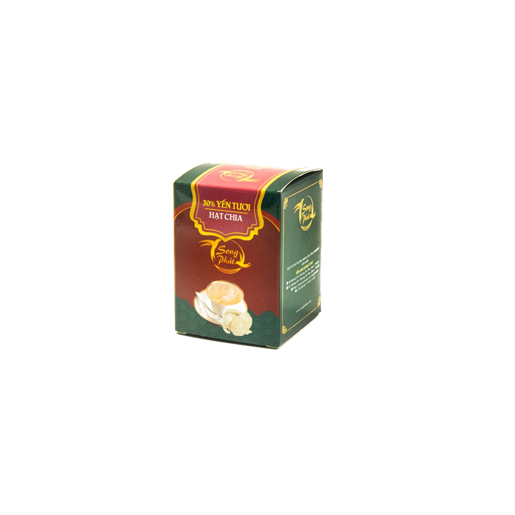 COMBO 6 hũ Tổ yến chưng hạt chia Song Phát bổ sung omega 3 cải thiện tiêu hóa giảm nguy cơ tiểu đường và chống lão hóa