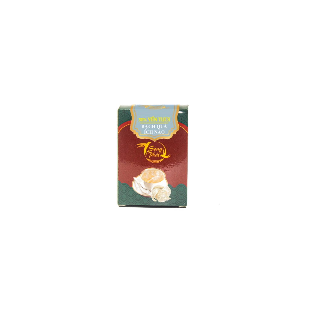 COMBO 6 hũ Tổ yến chưng bạch quả Ginkgo biloba Song Phát bổ não cải thiện trí nhớ giúp cơ thể khỏe mạnh