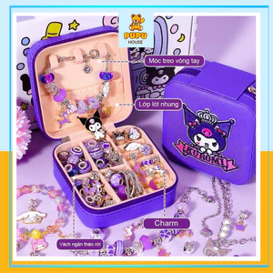 Vòng Tay Charm Vòng Lắc Tay Cho Bé Gái Melody Kuromi Hộp Đựng Vòng Tay Lắc Tay Vòng Tay Charm Dễ Thương-PUPU HOUSE