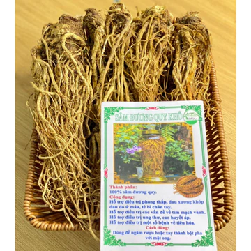 Sâm đương quy khô loại 1 sấy mộc từ đương quy tươi Sìn Hồ giữ nguyên dược tính giúp bổ huyết, tăng sức đề kháng