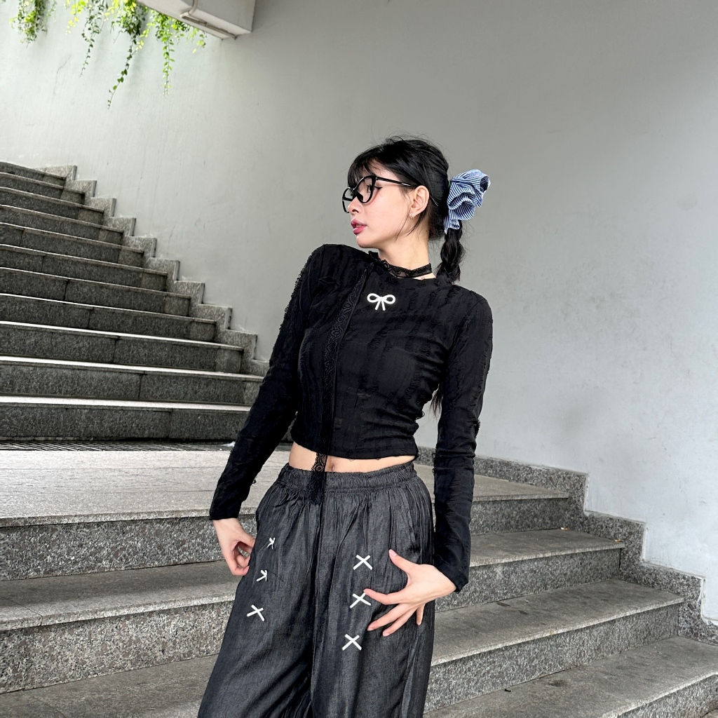 [ MUA 1 ĐƯỢC 3 ] ÁO BODY COTTON CÀO RÁCH LOLITA PHONG CÁCH COQUETTE MIX