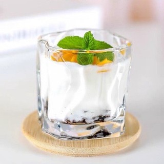 Cốc thủy tinh xoắn decor  sáng tạo uống nước  whisky cao cấp