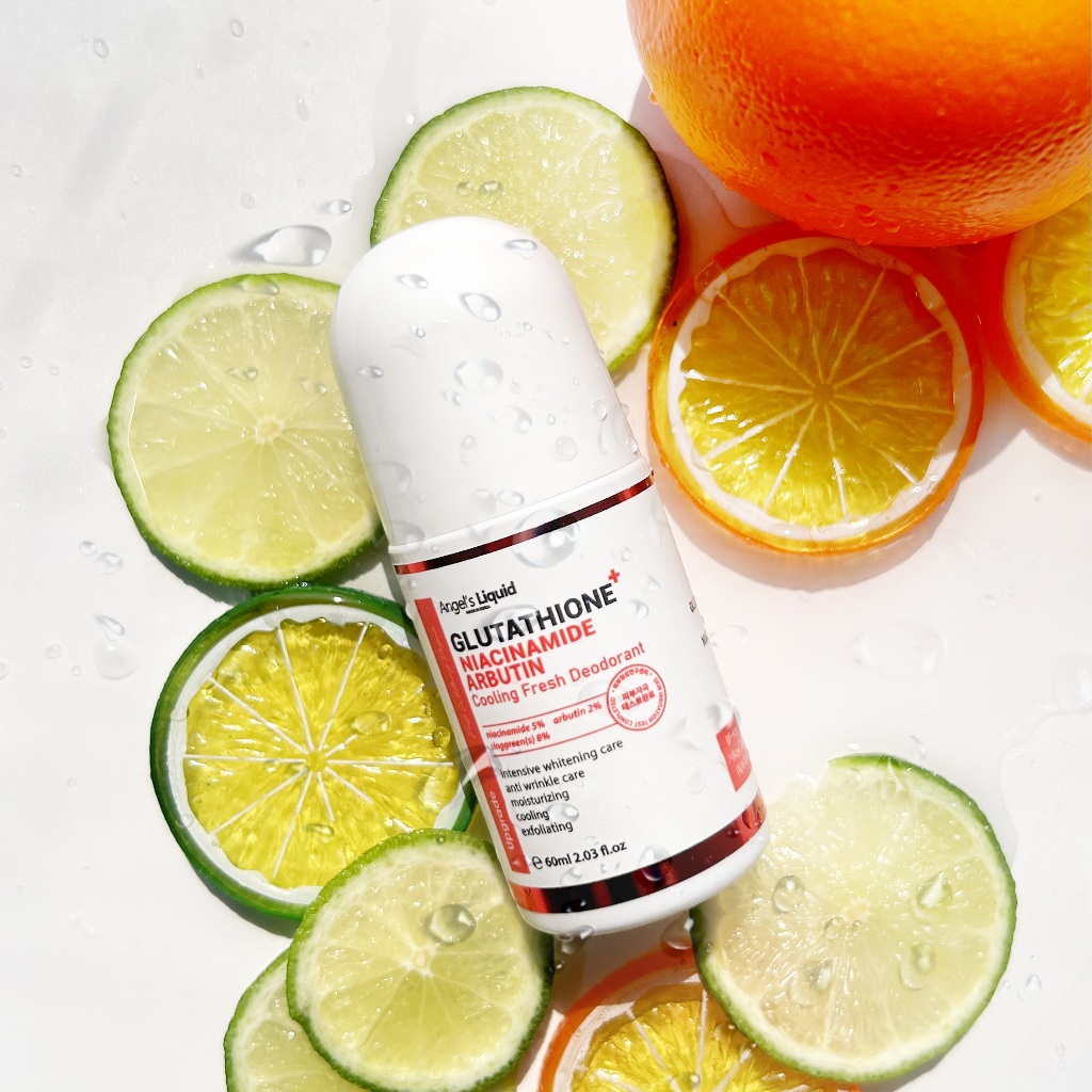angel liquid glutathione deodorant Angel's Liquid] Lăn Nách Khử Thâm, Dưỡng Trắng Glutathione+Niacinamide Arbutin Cooling Fresh 60ml bpc 157 europe legal