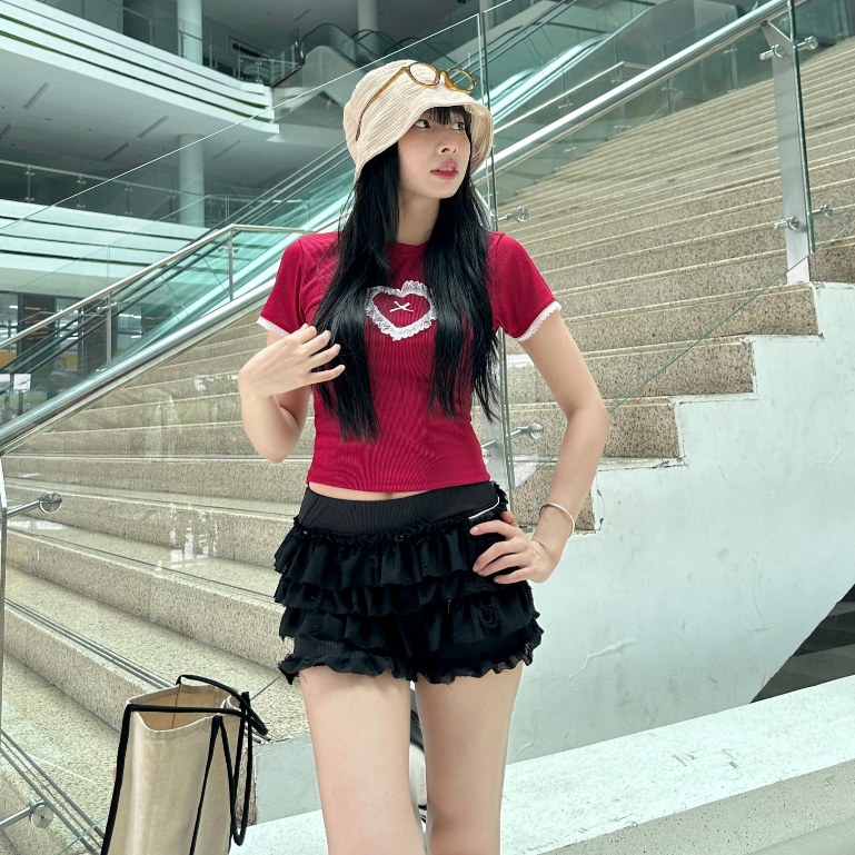 [ MUA 1 TẶNG 1 ] VÁY QUẦN 4 TẦNG THUN GÂN FFCLUB MIX