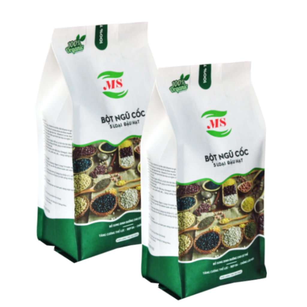 Combo 2 Gói Ngũ Cốc MS 9 vị đậu (01kg), bột ngũ cốc dinh dưỡng, lợi sữa, tăng cân, tăng cơ