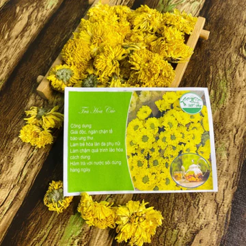 Trà Hoa cúc vàng khô, sấy lạnh nguyên bông (500g, 1kg) loại 1. Hoa cúc sấy khô giúp dễ ngủ lợi sữa nấu nước sâm pha trà