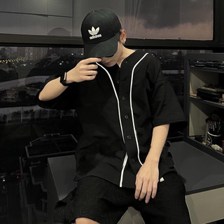 [Baseball] Áo bóng chày trơn Basic form Unisex cho Nam