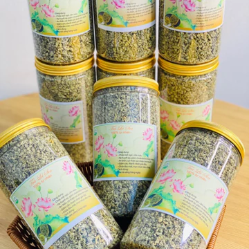 Trà lá sen non cuộn, sấy lạnh giảm cân (500g, 1kg) Trà lá sen khô, chè lá sen sao vàng giảm mỡ máu, mỡ bụng hiệu quả