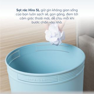 Sọt rác Inochi - Hiro 5L/10L/15L (Nhiều màu)
