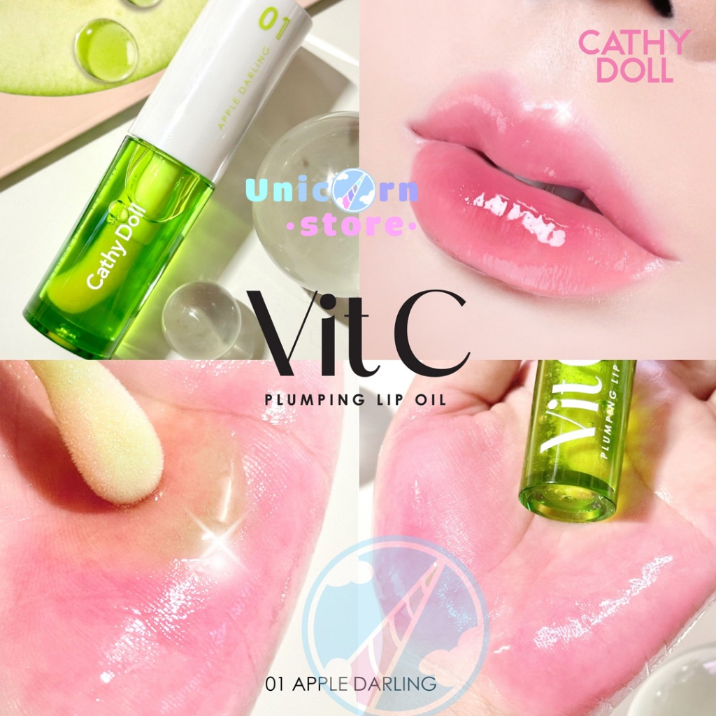 Son Dưỡng Môi Căng Mọng Mềm Mịn Cathy Doll VitC Plumping Lip Oil 2.4g