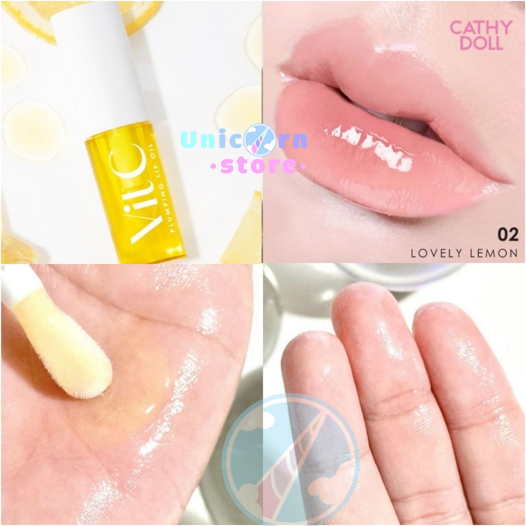 Son Dưỡng Môi Căng Mọng Mềm Mịn Cathy Doll VitC Plumping Lip Oil 2.4g