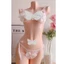 ảnh thật BK081 -có bigsize Bộ đồ lót lọt khe nơ to quyến rũ cho nữ - Kelly Wang