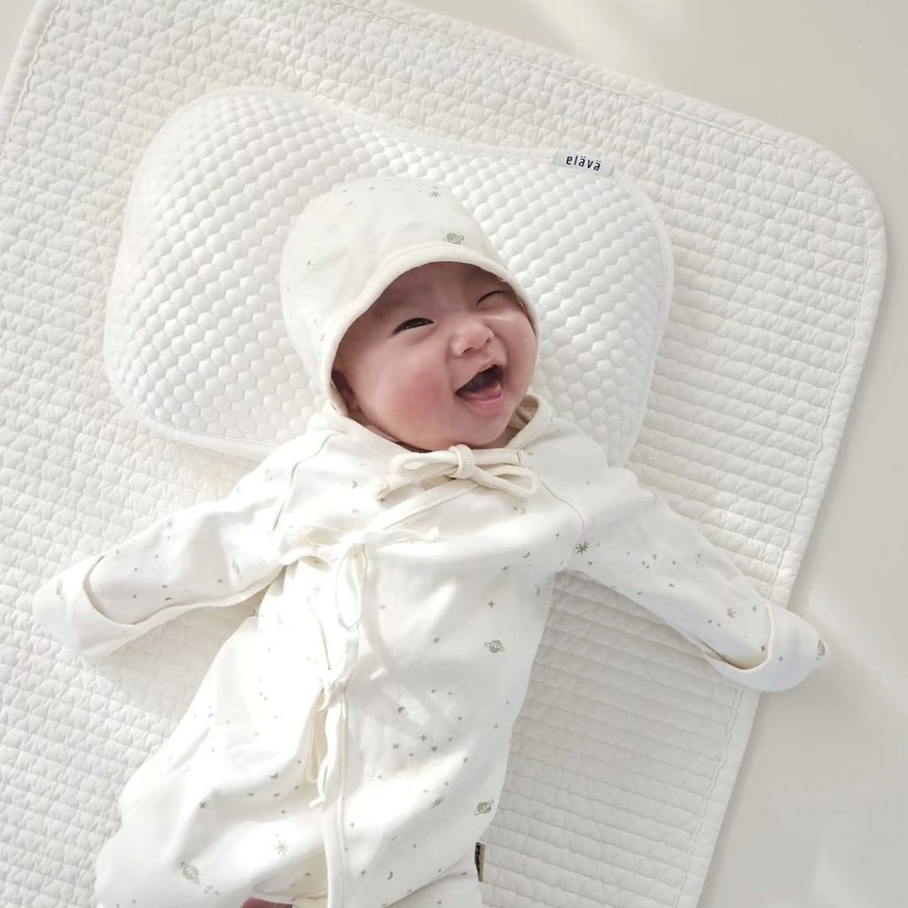Ảnh Elava Gối ngủ thoáng khí mềm mại, đàn hồi, nâng đỡ đầu và giúp bé ngủ ngon (tặng kèm vỏ gối) 4