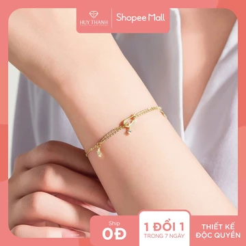 Lắc Tay Nữ Vàng Tây 14k LLF330 Huy Thanh Jewelry