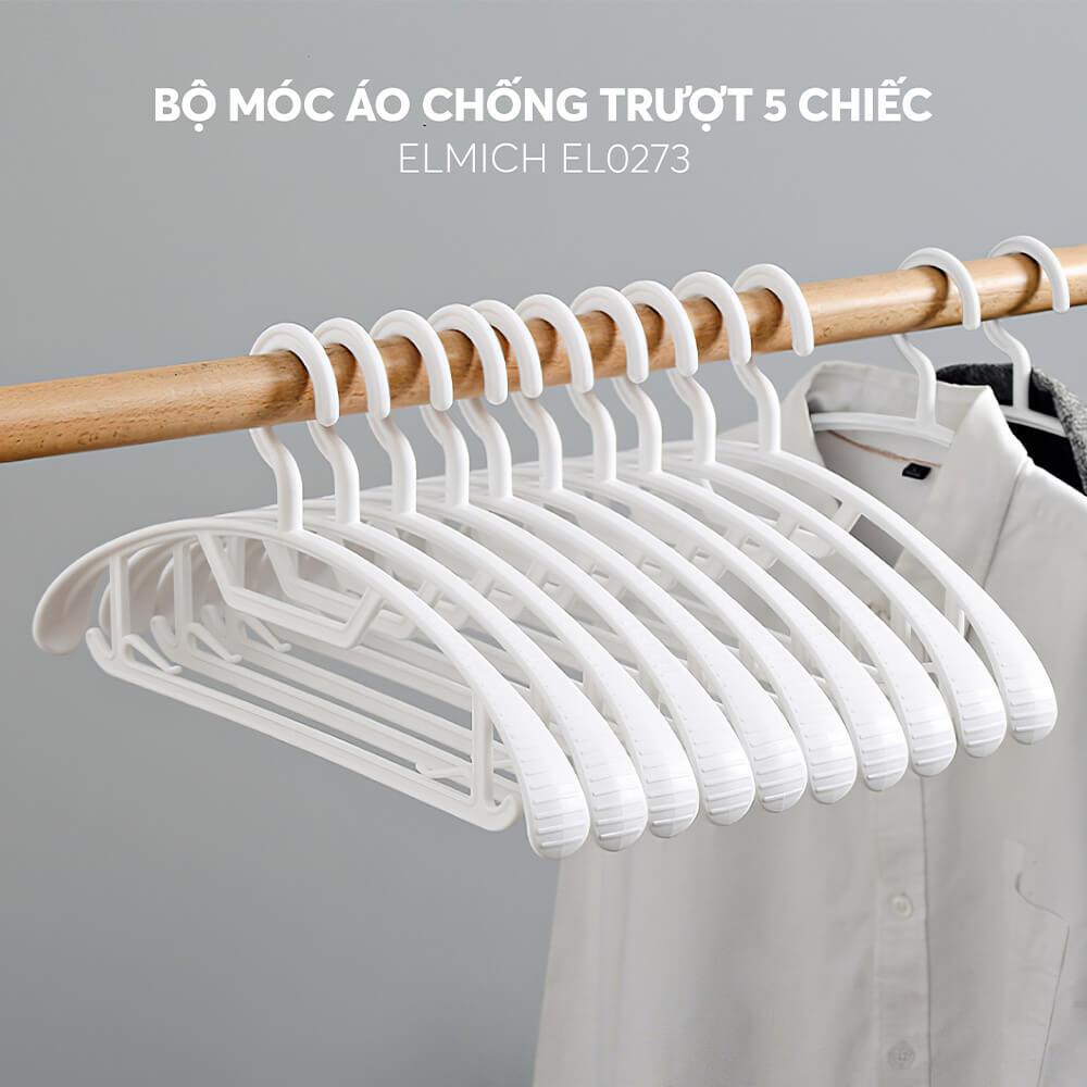 Bộ móc áo trơn 5 chiếc Elmich EL0273/4